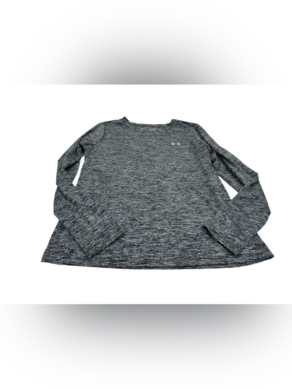 Under Armour Gray Heather Long Sleeve Athletic Tee